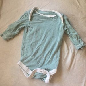 KicKee pants snap NB bamboo onesie